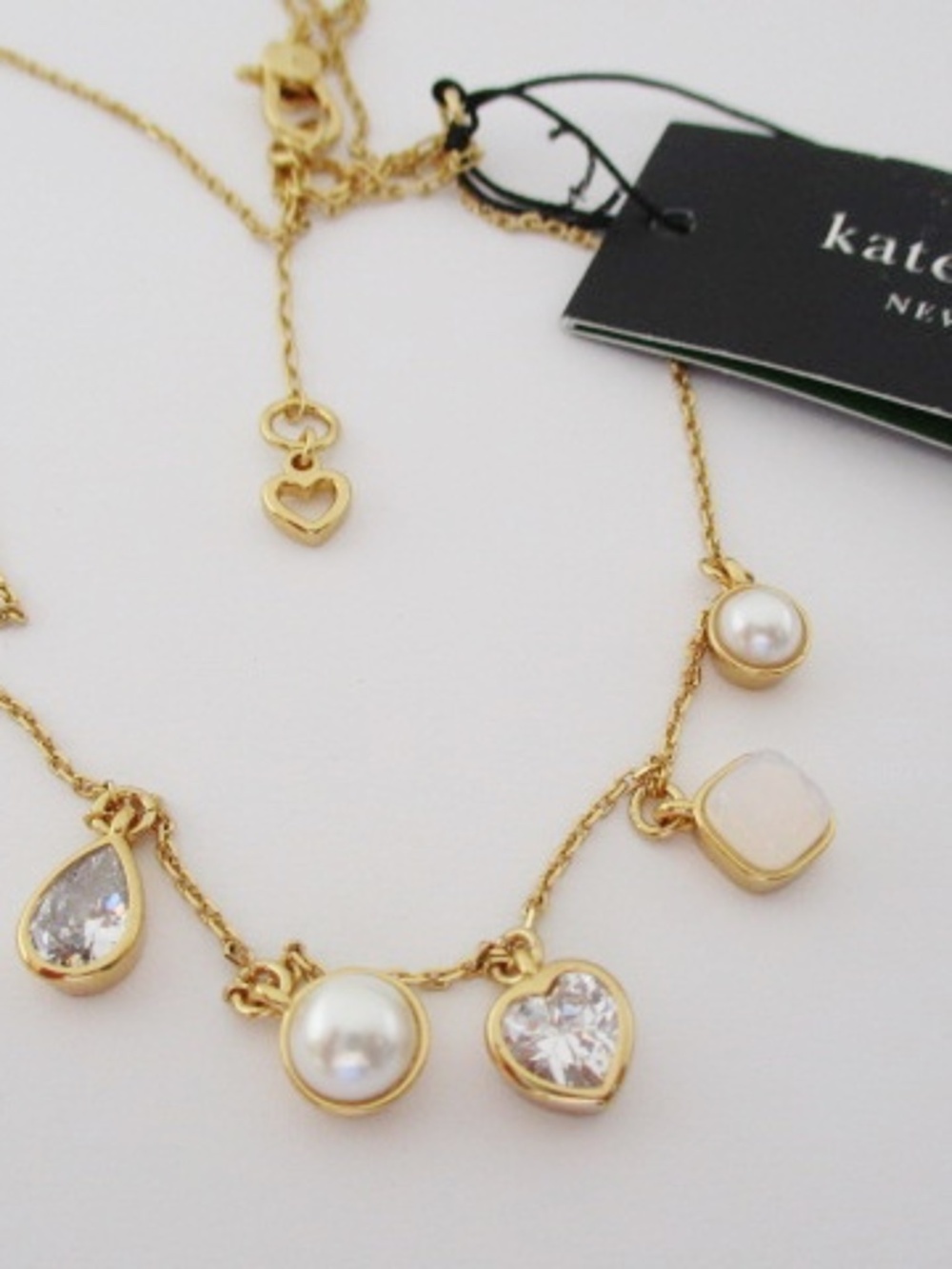 KATE SPADE - Bubbly Bezel Charm Necklace